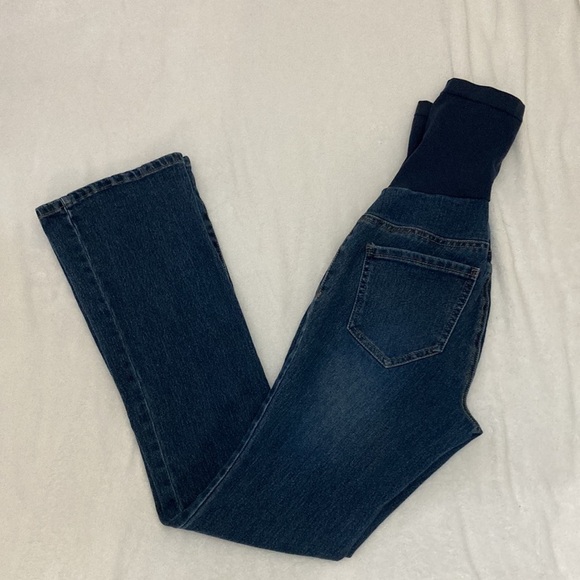 Indigo Blue Maternity Jeans Size XS - Picture 1 of 8